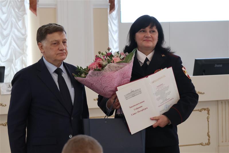 В честь Дня войск национальной гвардии России состоялся торжественный прием губернатора Санкт-Петербурга