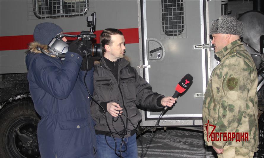 В Тюмень из служебной командировки вернулся сводный отряд спецподразделений Росгвардии 