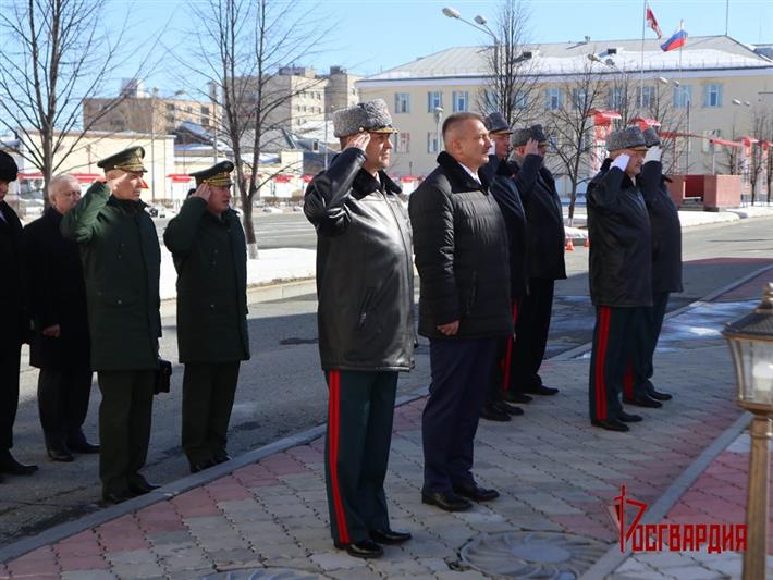 В управлении Уральского округа состоялось торжественное мероприятие, посвящённое Дню войск национальной гвардии 