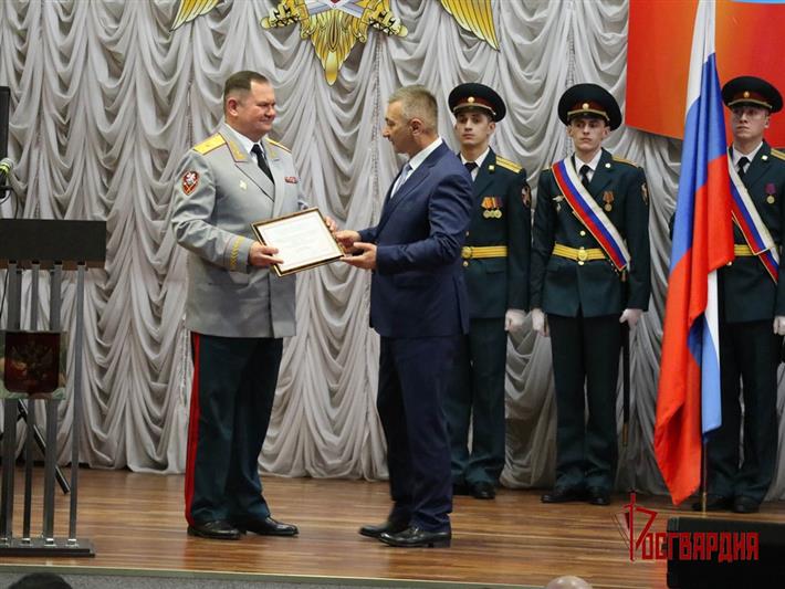 В управлении Уральского округа состоялось торжественное мероприятие, посвящённое Дню войск национальной гвардии 