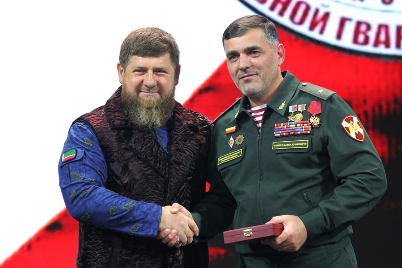 В Грозном отметили День Росгвардии