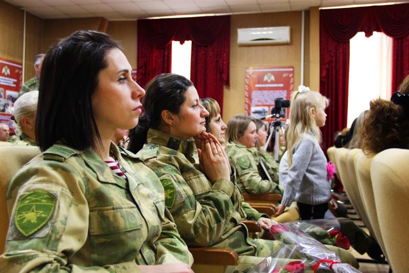 В Северо-Кавказском округе Росгвардии прошли мероприятия в преддверии Международного женского дня