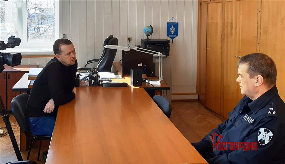Росгвардейцы стали участниками специального телерепортажа телеканала «Тюменское время»(видео)