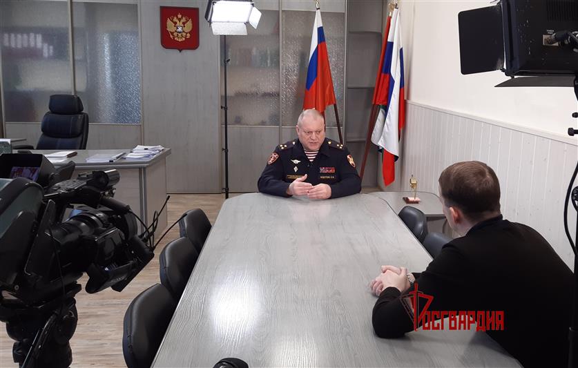 Росгвардейцы стали участниками специального телерепортажа телеканала «Тюменское время»(видео)