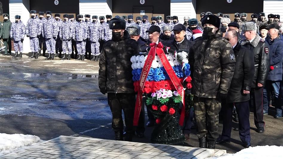 В оренбургском управлении вневедомственной охраны открыли мемориал погибшим правоохранителям 