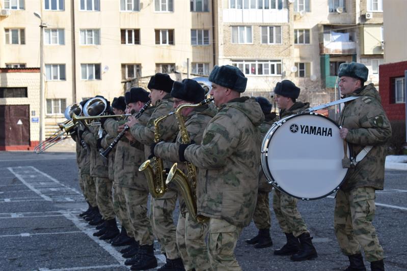 Дагестанский телеканал снял сюжет о военном оркестре Росгвардии