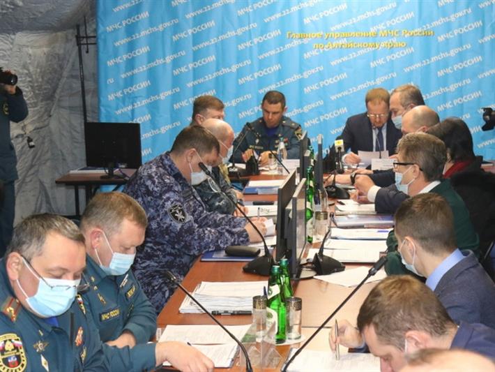 При участии Росгвардии в Алтайском крае прошла тренировка по реагированию на чрезвычайные ситуации