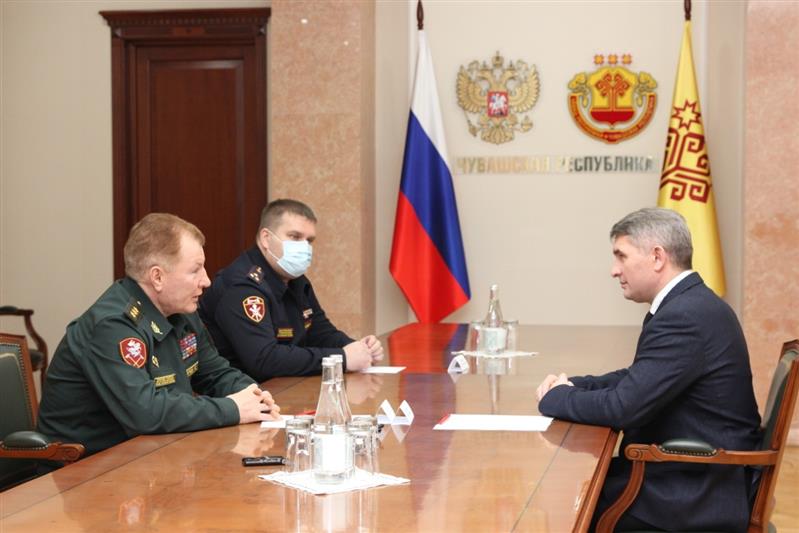 Командующий Приволжским округом Росгвардии посетил с рабочим визитом Чувашскую Республику