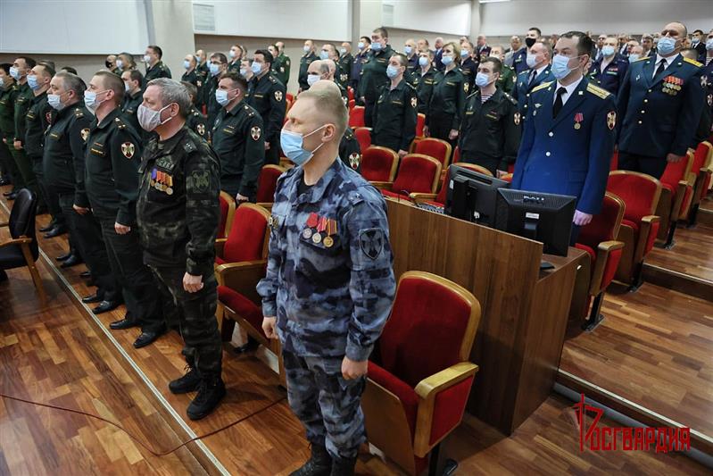 В управлении Уральского округа состоялось торжественное мероприятие, посвящённое Дню войск национальной гвардии 