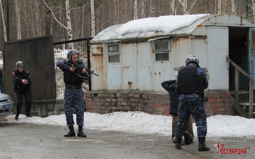 В Новоуральске в рамках проекта «Дни Росгвардии» активисты-волонтеры побывали на учении подразделения вневедомственной охраны
