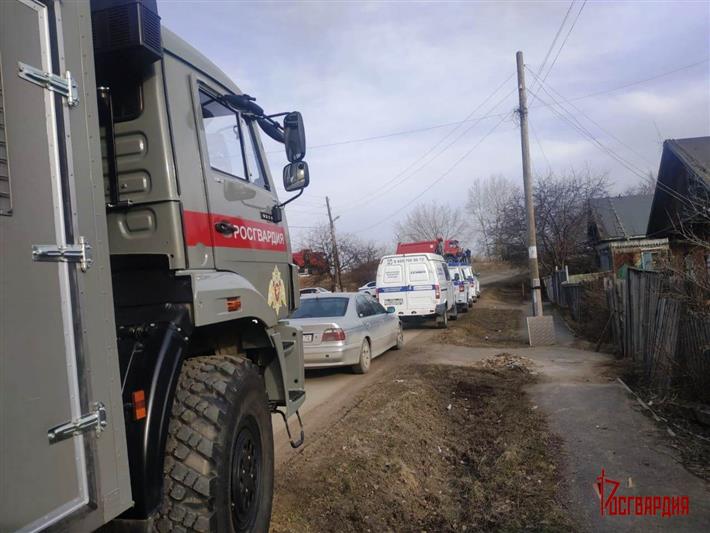 В Тюмени сотрудники Росгвардии принимают участие в совместном с МЧС всероссийском командно-штабном учении