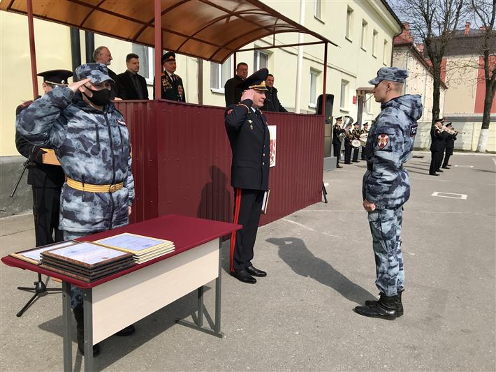Калининградский специальный моторизованный полк Росгвардии отметил годовщину образования 