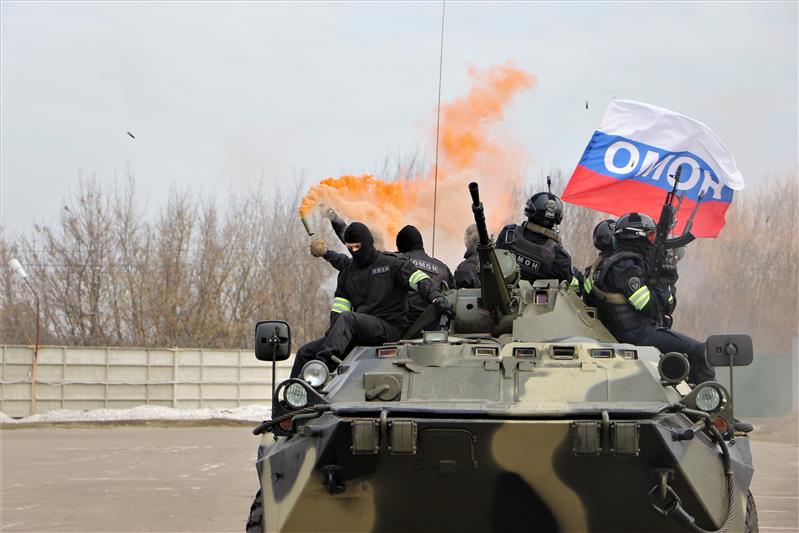 Курский ОМОН отметил свое 28-летие