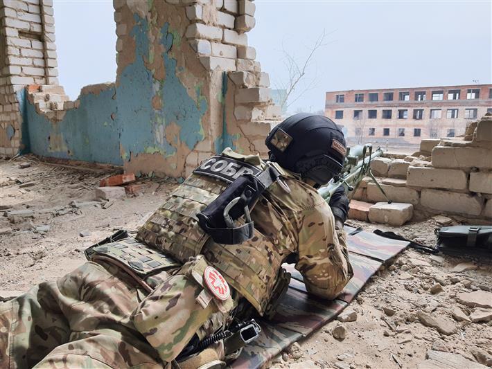 В Астрахани под руководством командующего Южным округом прошло тактико-специальное учение
