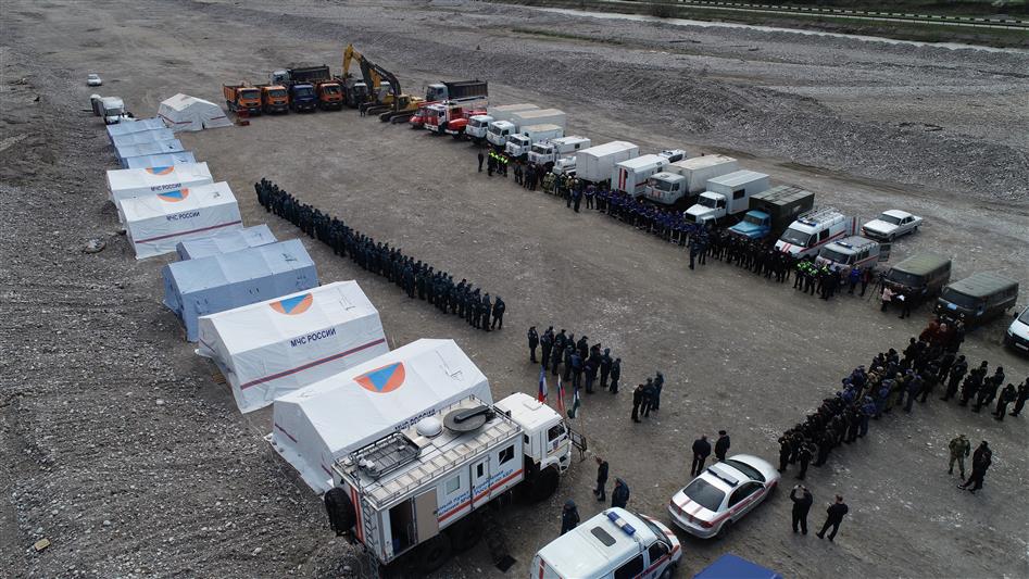 На Северном Кавказе Росгвардия приняла участие во Всероссийском командно-штабном учении МЧС 