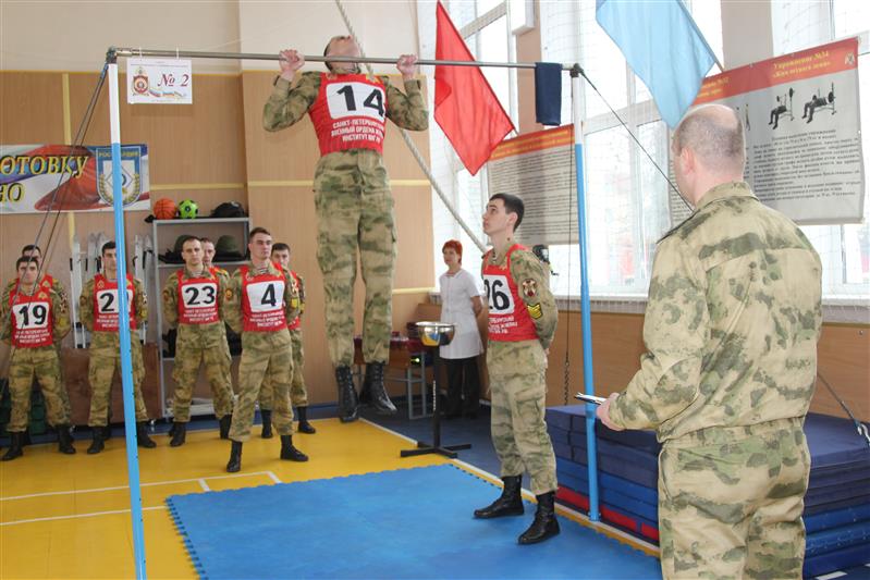 В Санкт-Петербургском военном институте Росгвардии стартовал смотр физической подготовки и спортивно-массовой работы