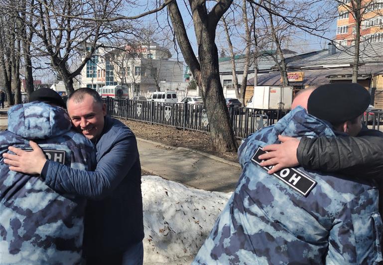Курский ОМОН отметил свое 28-летие