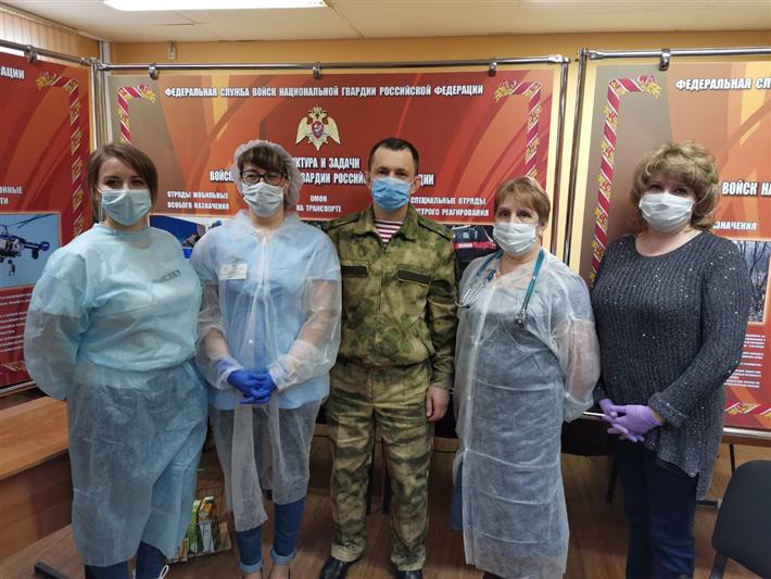 Карельские росгвардейцы стали донорами крови