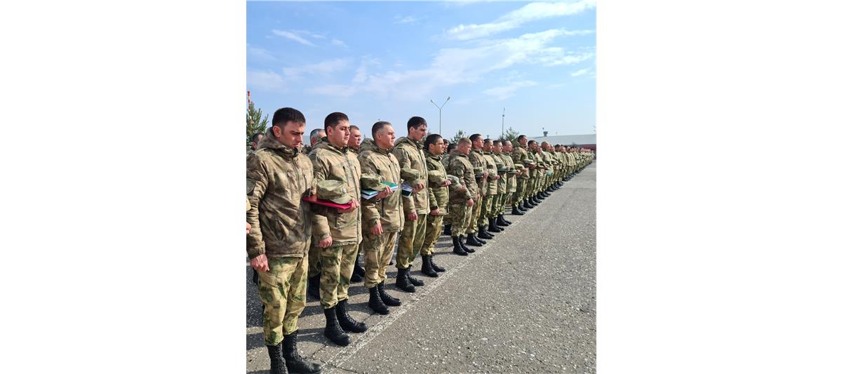 В Урус-Мартане военнослужащие Росгвардии почтили память погибших сослуживцев