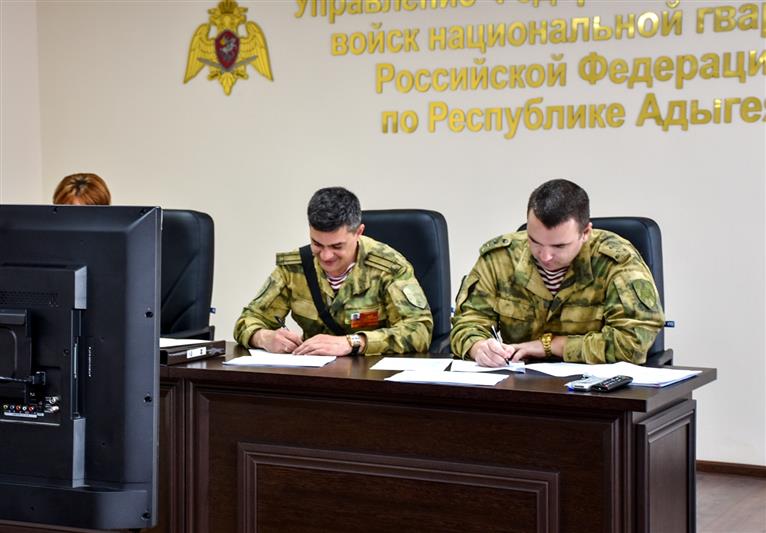 На юге России Росгвардия присоединилась к Всероссийскому патриотическому проекту «Диктант Победы»