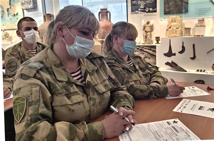 На юге России Росгвардия присоединилась к Всероссийскому патриотическому проекту «Диктант Победы»