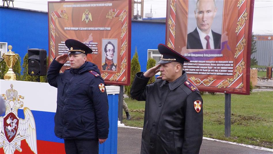 Конкурс групп задержания вневедомственной охраны областного управления Росгвардии состоялся в Туле