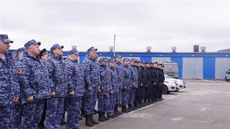 Конкурс групп задержания вневедомственной охраны областного управления Росгвардии состоялся в Туле