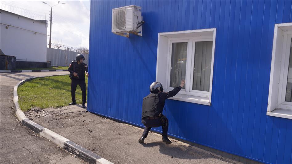 Конкурс групп задержания вневедомственной охраны областного управления Росгвардии состоялся в Туле