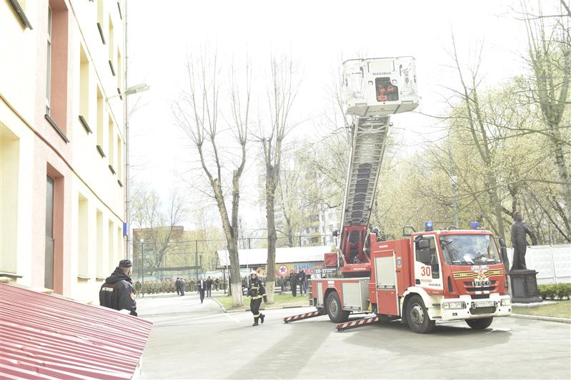 В МПКУ им. М.А. Шолохова Росгвардии проведена пожарная тренировка 
