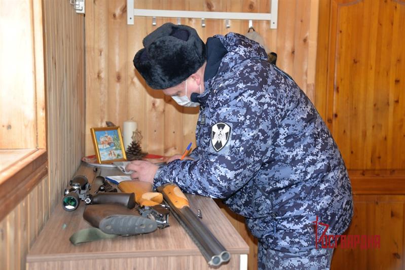  Сотрудники Росгвардии проводят профилактические рейды  в Югре в преддверии начала весеннего сезона охоты