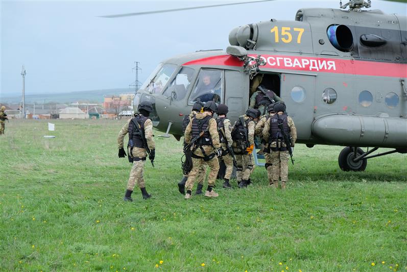 Завершился полевой выход спецподразделений Управления Росгвардии по Республике Ингушетия