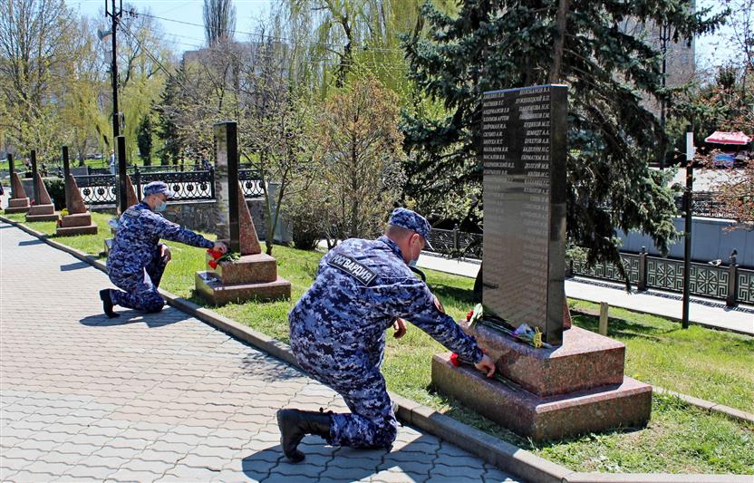 В  Южном федеральном округе Росгвардия участвует в тематических мероприятиях по случаю 35-й годовщины аварии на Чернобыльской АЭС