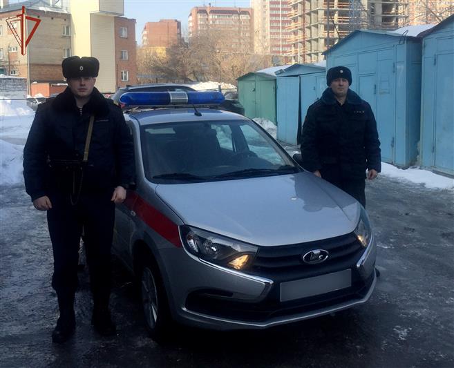 В Новосибирске сотрудники Росгвардии задержали подозреваемого в совершении разбоя