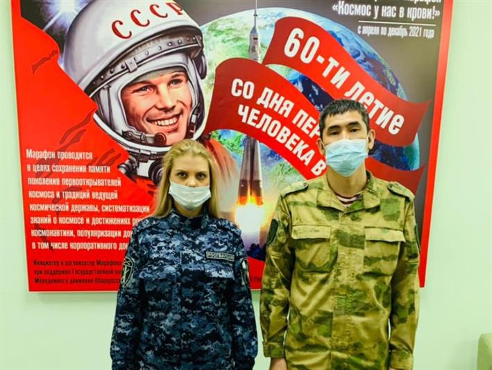 В Хакасии Росгвардия поучаствовала во всероссийской донорской акции ко Дню космонавтики 