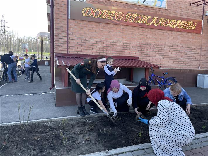 В Ингушетии росгвардейцы приняли участие в патриотической акции к 76-летию Великой Победы 