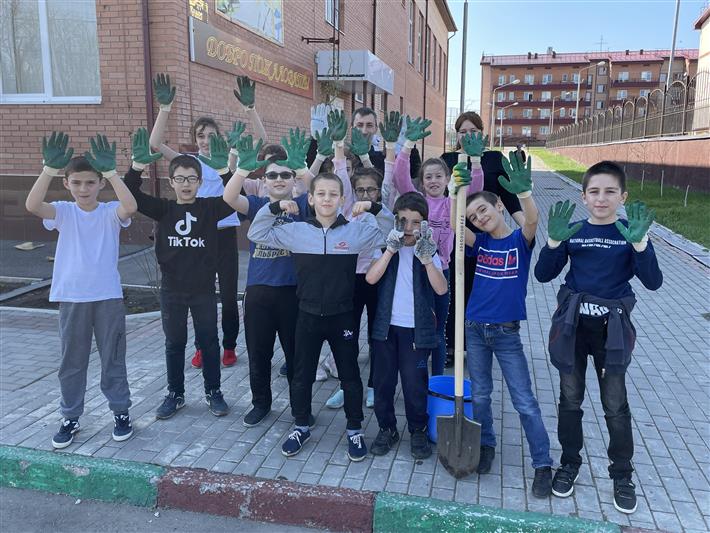 В Ингушетии росгвардейцы приняли участие в патриотической акции к 76-летию Великой Победы 