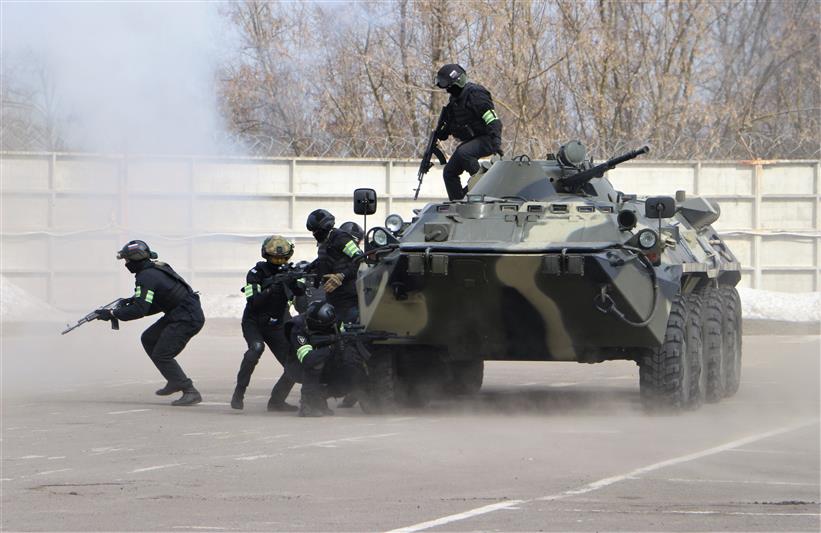 Курский ОМОН отметил свое 28-летие