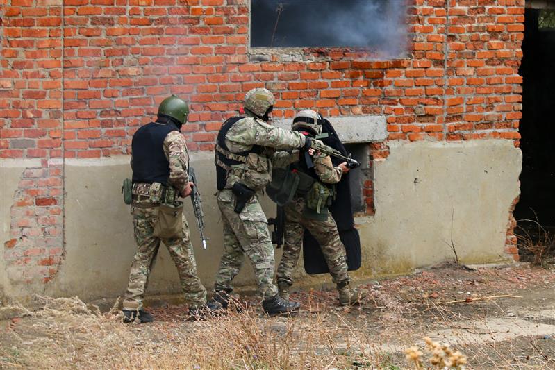 На Ставрополье сотрудники СОБР Росгвардии  отметили 28-ю годовщину со дня образования отряда