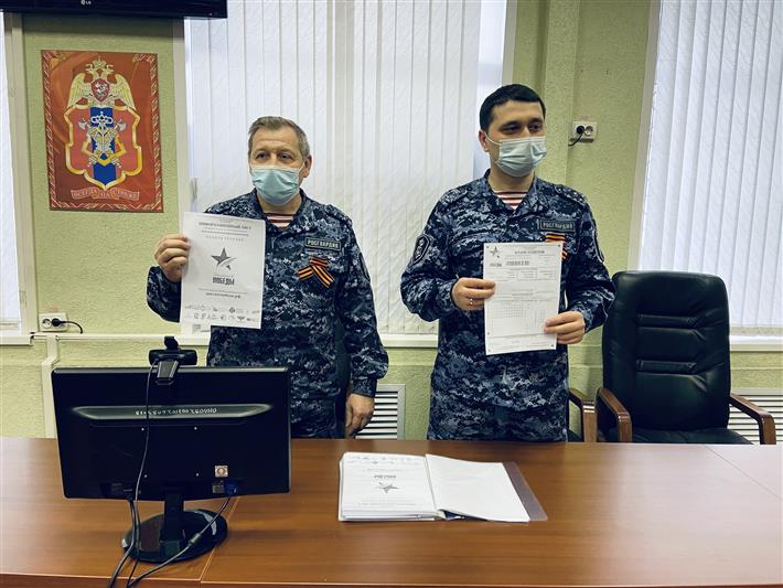 Центр спецназначения вневедомственной охраны Росгвардии присоединился к акции «Диктант Победы»