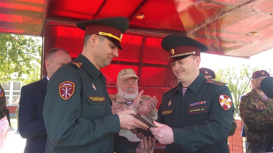 Гудермесский полк Росгвардии отметил 21-летие