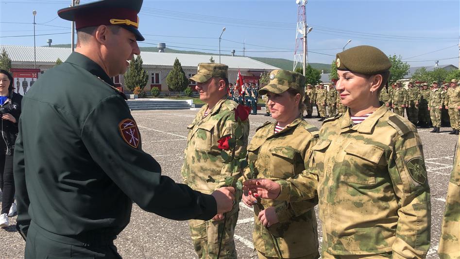 Гудермесский полк Росгвардии отметил 21-летие