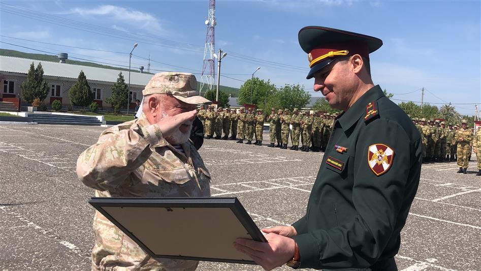 Гудермесский полк Росгвардии отметил 21-летие