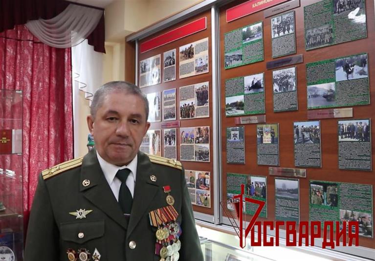 Председатель совета ветеранов калиновского соединения Росгвардии принял участие в проекте «На страже ядерного щита России» (видео)