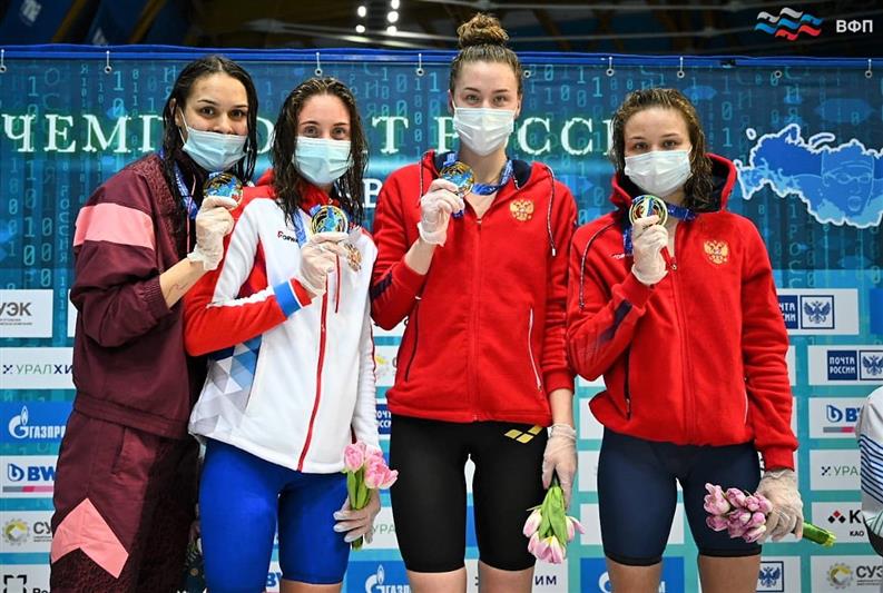 Старший инструктор спорткоманды Приволжского округа Росгвардии Дарья Муллакаева  завоевала золотую медаль на чемпионате России по плаванию