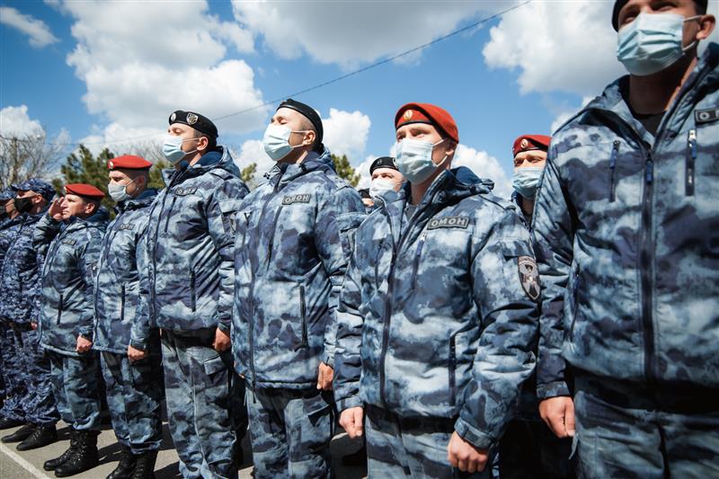 Сотрудники ОМОН «Беркут» отметили годовщину со дня образования отряда
