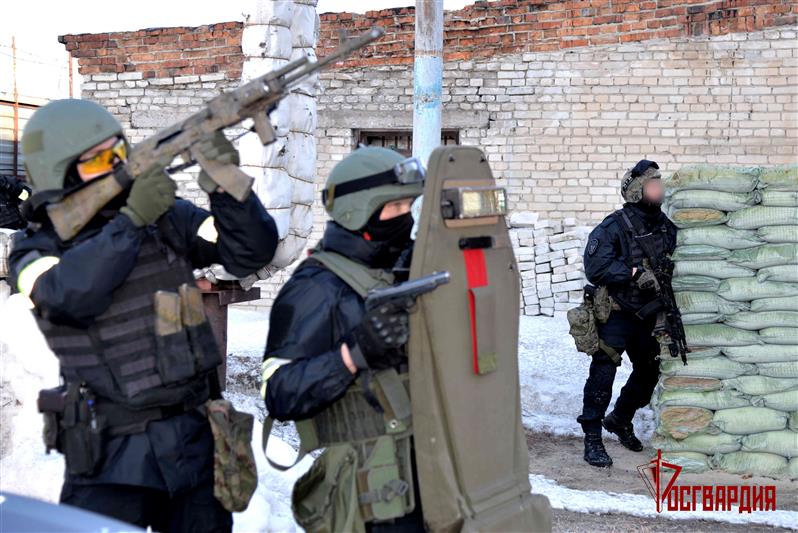В Курганской области под руководством командующего Уральским округом Росгвардии состоялось плановое тактико-специальное учение