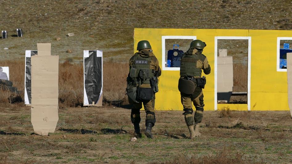 Тувинский ОМОН Росгвардии отметил своё 28-летие