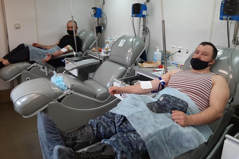 Росгвардия поддержала донорскую акцию в Бурятии