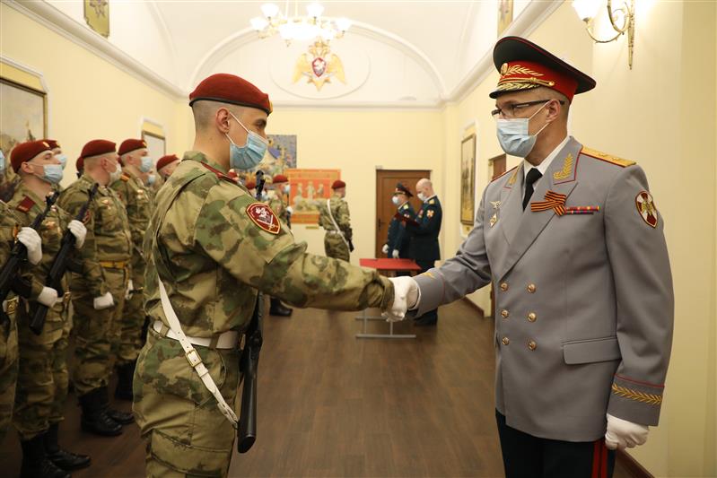 В Санкт-Петербурге прошло награждение парадного расчета  Северо-Западного округа Росгвардии