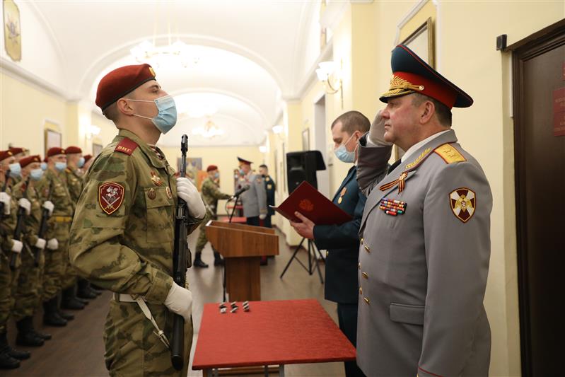 В Санкт-Петербурге прошло награждение парадного расчета  Северо-Западного округа Росгвардии